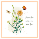 Paper Poetry Neutral Flowers (Sympathy)