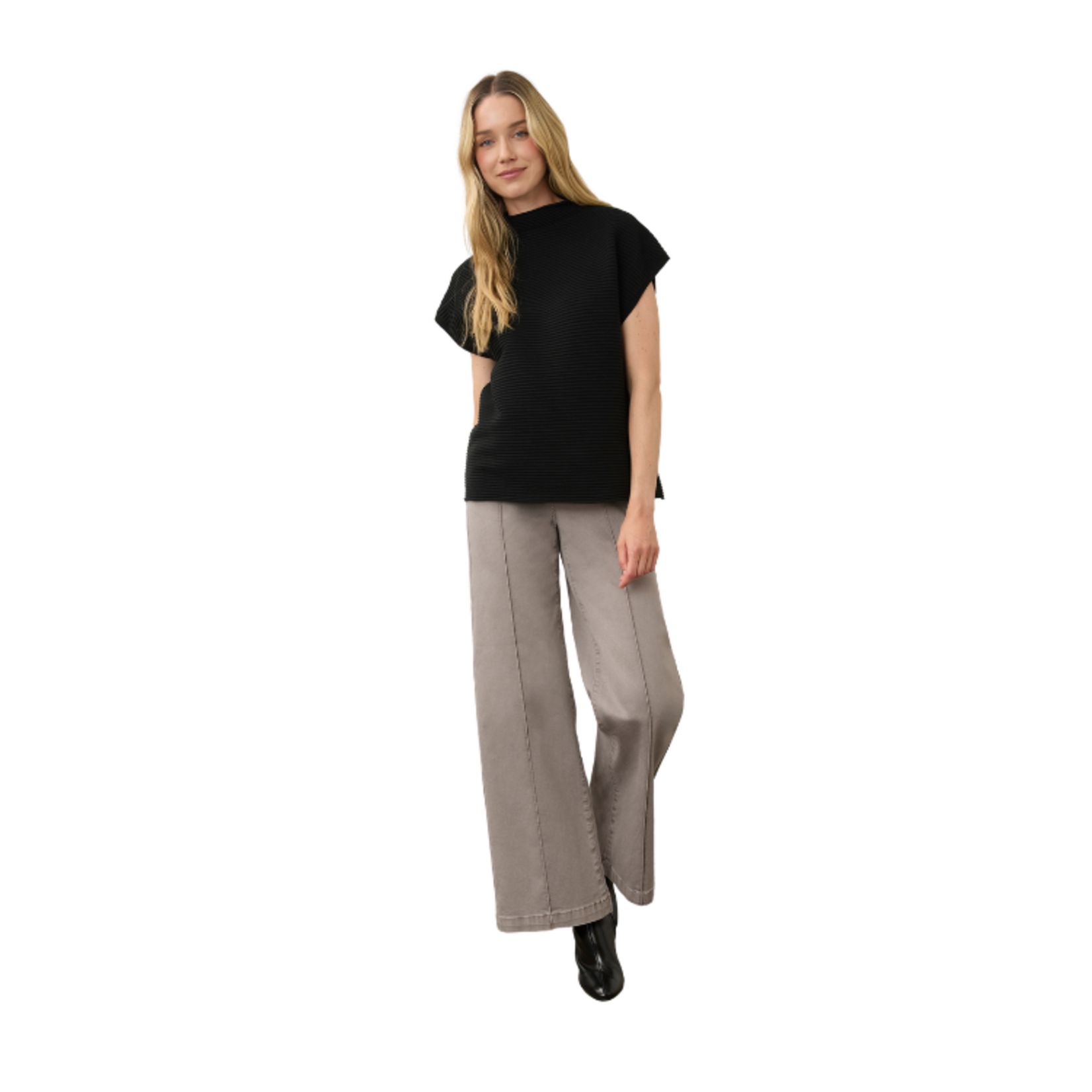 French Dressing French Dressing - Ottoman Cap  Sleeve Sweater
