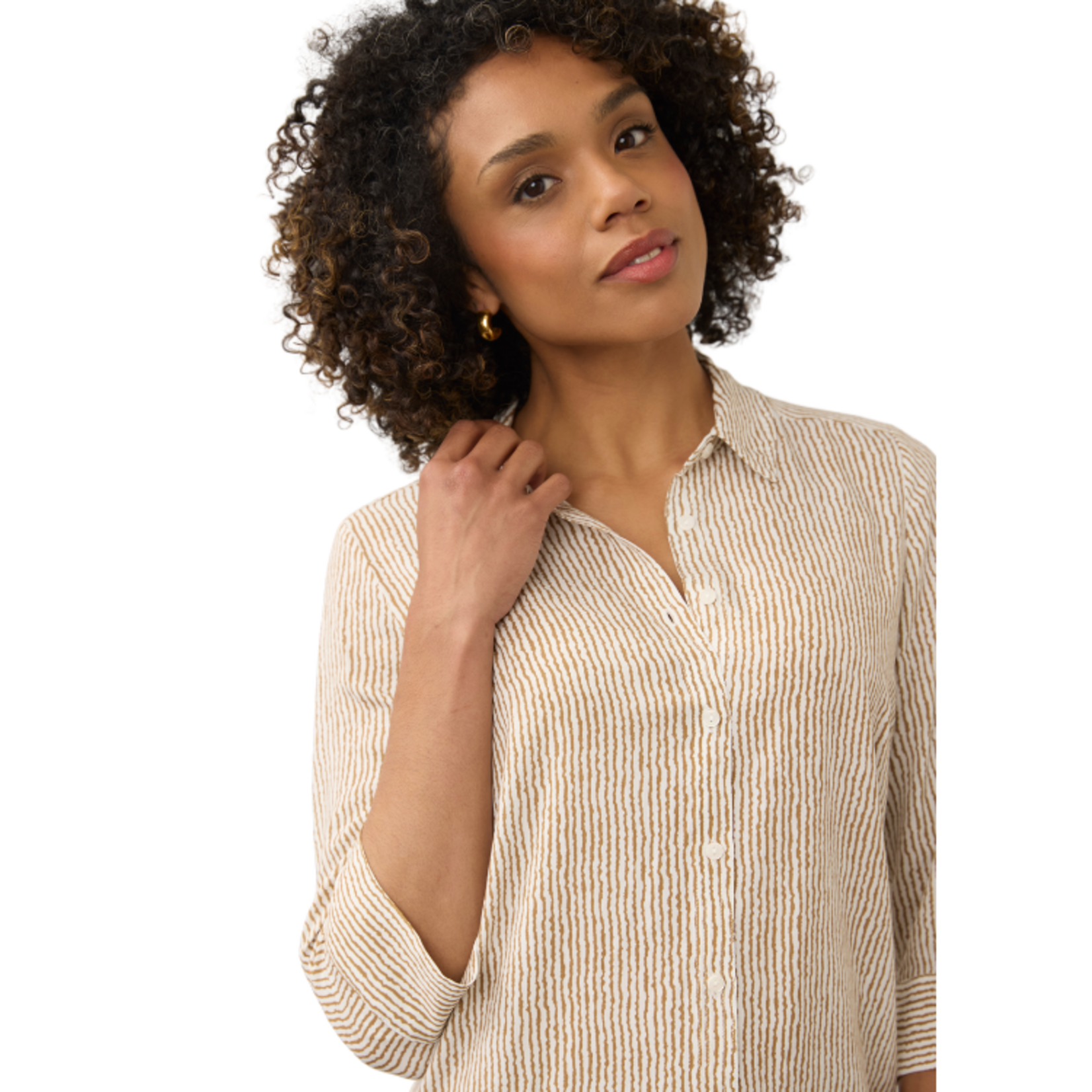 French Dressing French Dressing - Long Sleeved Striped Tunic