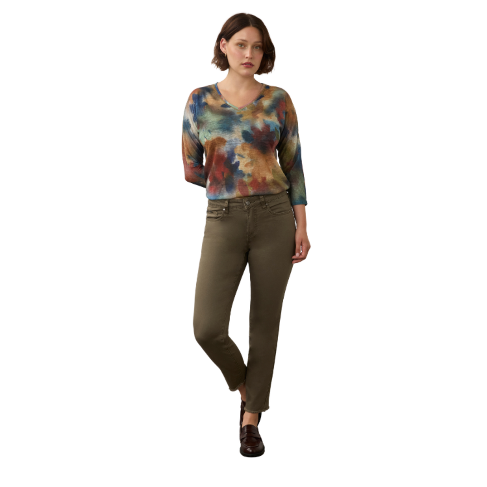 French Dressing French Dressing - Drop Shoulder V-Neck Top