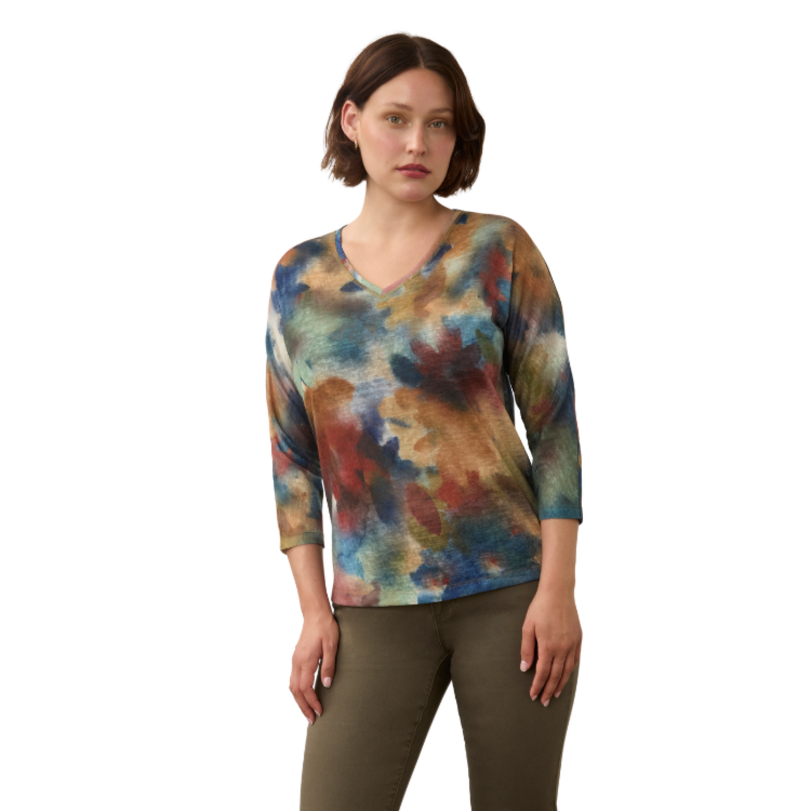 French Dressing French Dressing - Drop Shoulder V-Neck Top