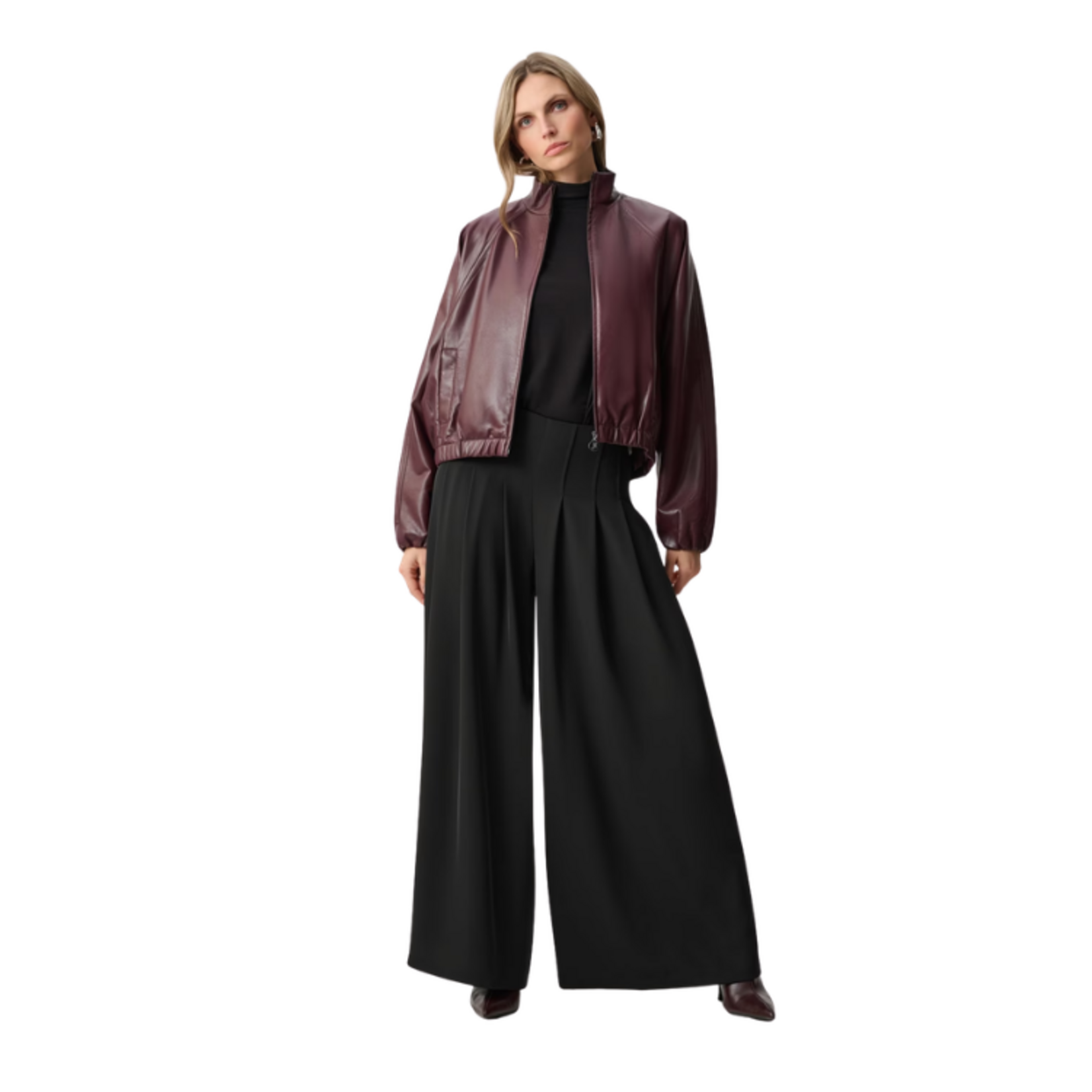 Joseph Ribkoff Joseph Ribkoff - Mock Neck Bomber Jacket
