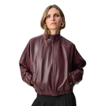 Joseph Ribkoff Mock Neck Bomber Jacket