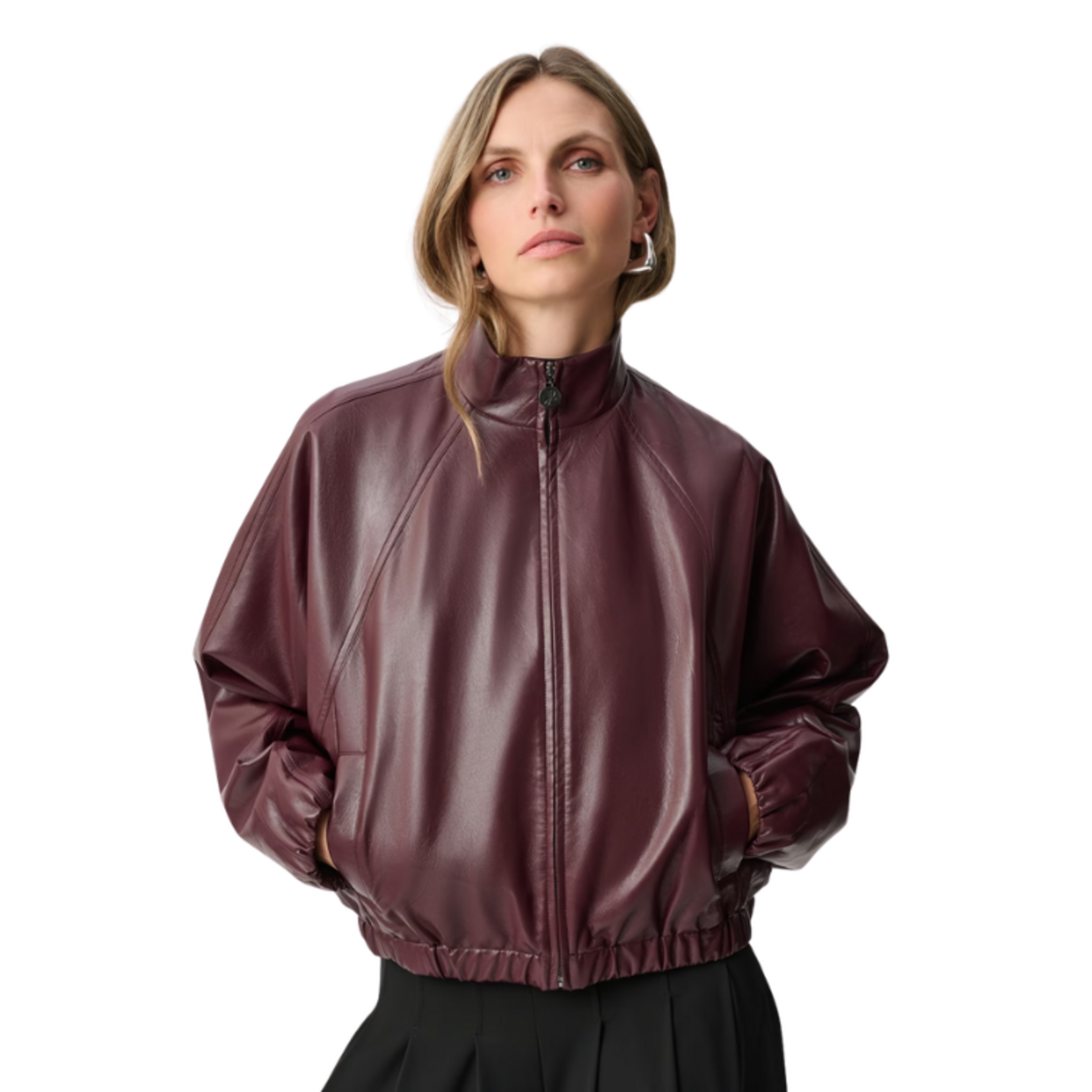 Joseph Ribkoff Joseph Ribkoff - Mock Neck Bomber Jacket