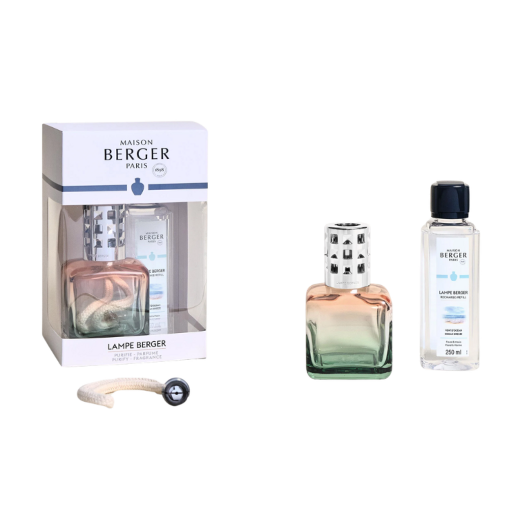 Maison Berger Glacon Gradient Lampe Gift Pack - Peach/Green