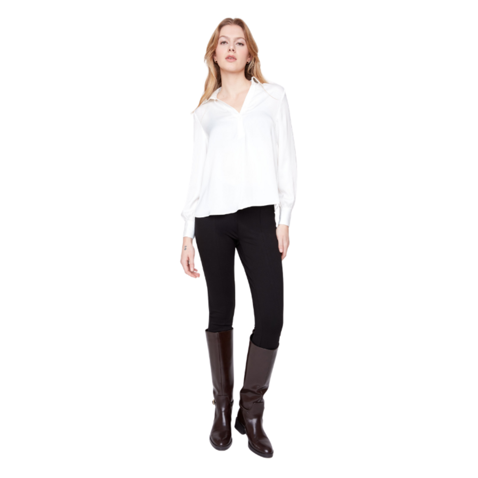 Renuar Renuar - Classic Collared Woven Blouse