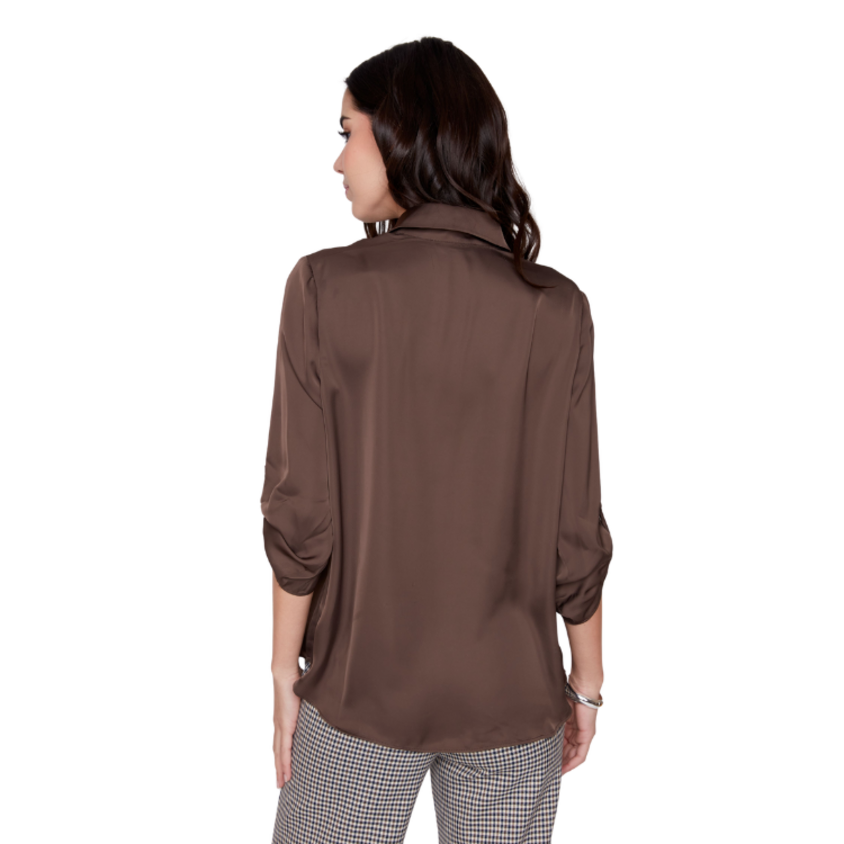 Renuar Renuar - Roll-Tab Sleeve Woven Blouse