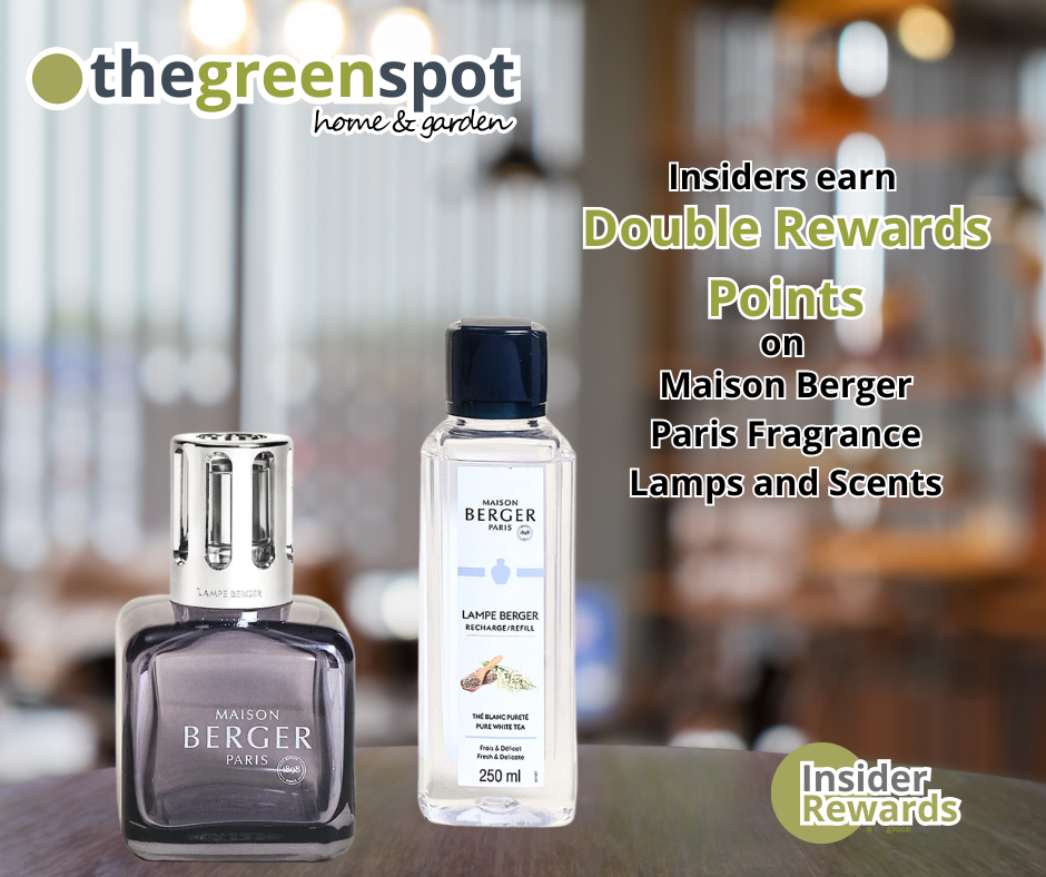 Earn Double Rewards Points on Maison Berger Paris fragrance lamps and scents