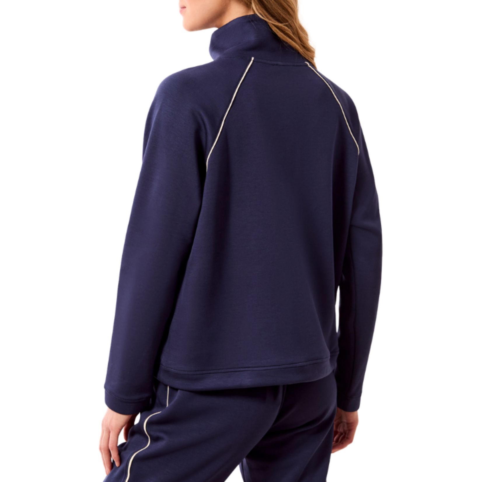 Tribal Tribal - Long-Sleeved Raglan Pop Over w/ Zipper