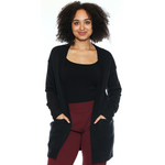 Papa Fashions Open Front Pocket Cardigan