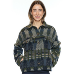 Papa Fashions Geometric Print Shacket