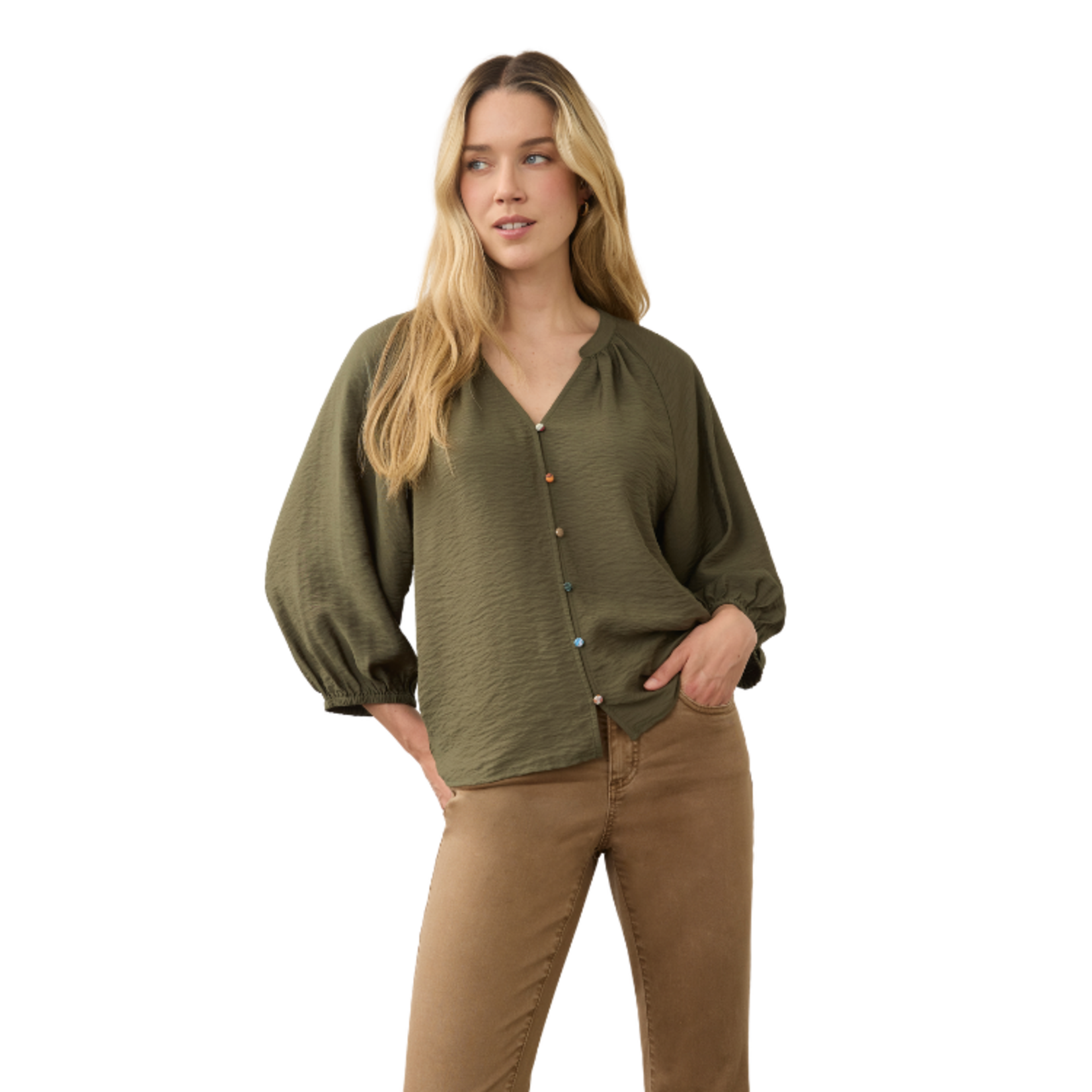 French Dressing French Dressing - Colorful Button Shirt