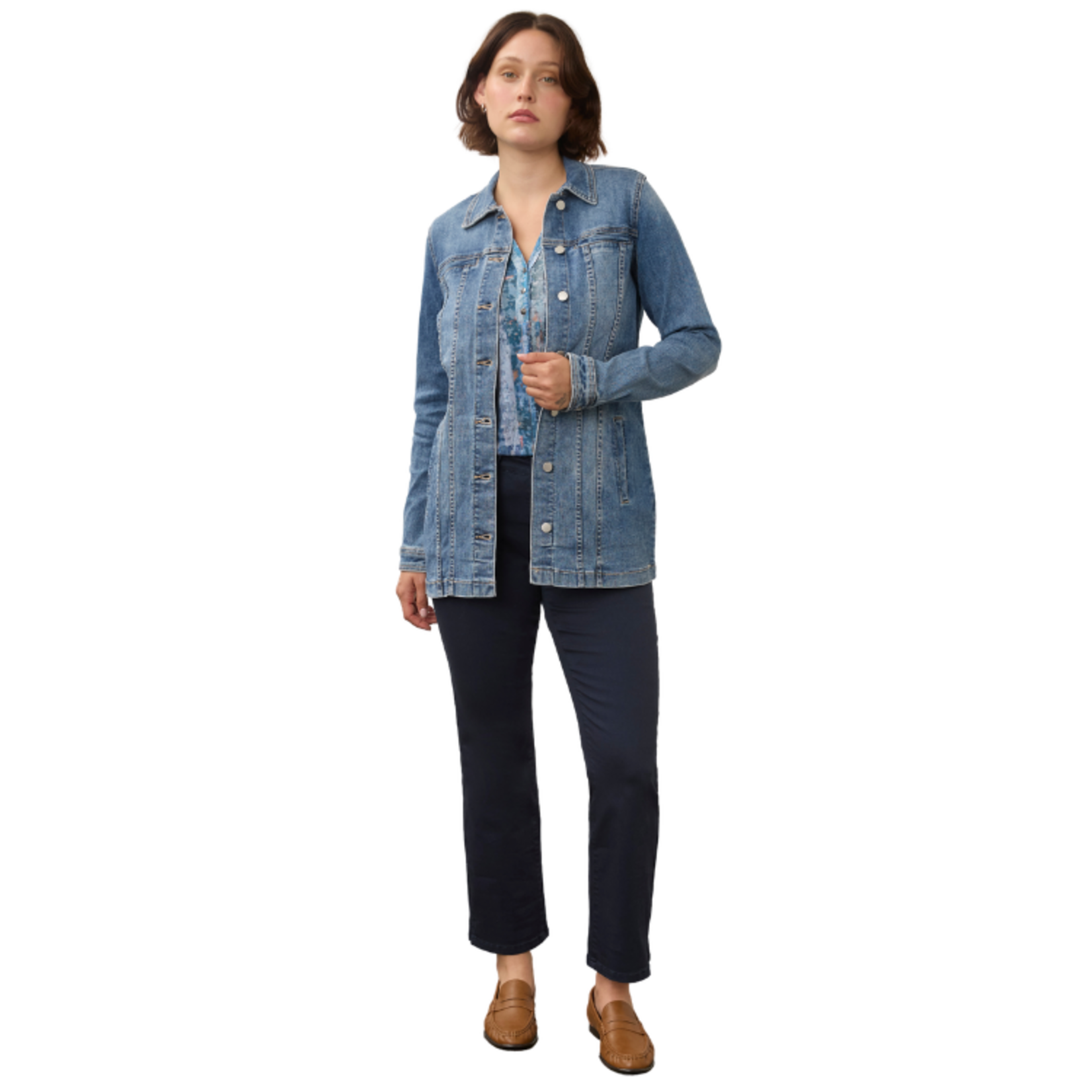 French Dressing French Dressing - Long  Denim Jacket