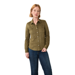 French Dressing Long Sleeve Suede Shirt