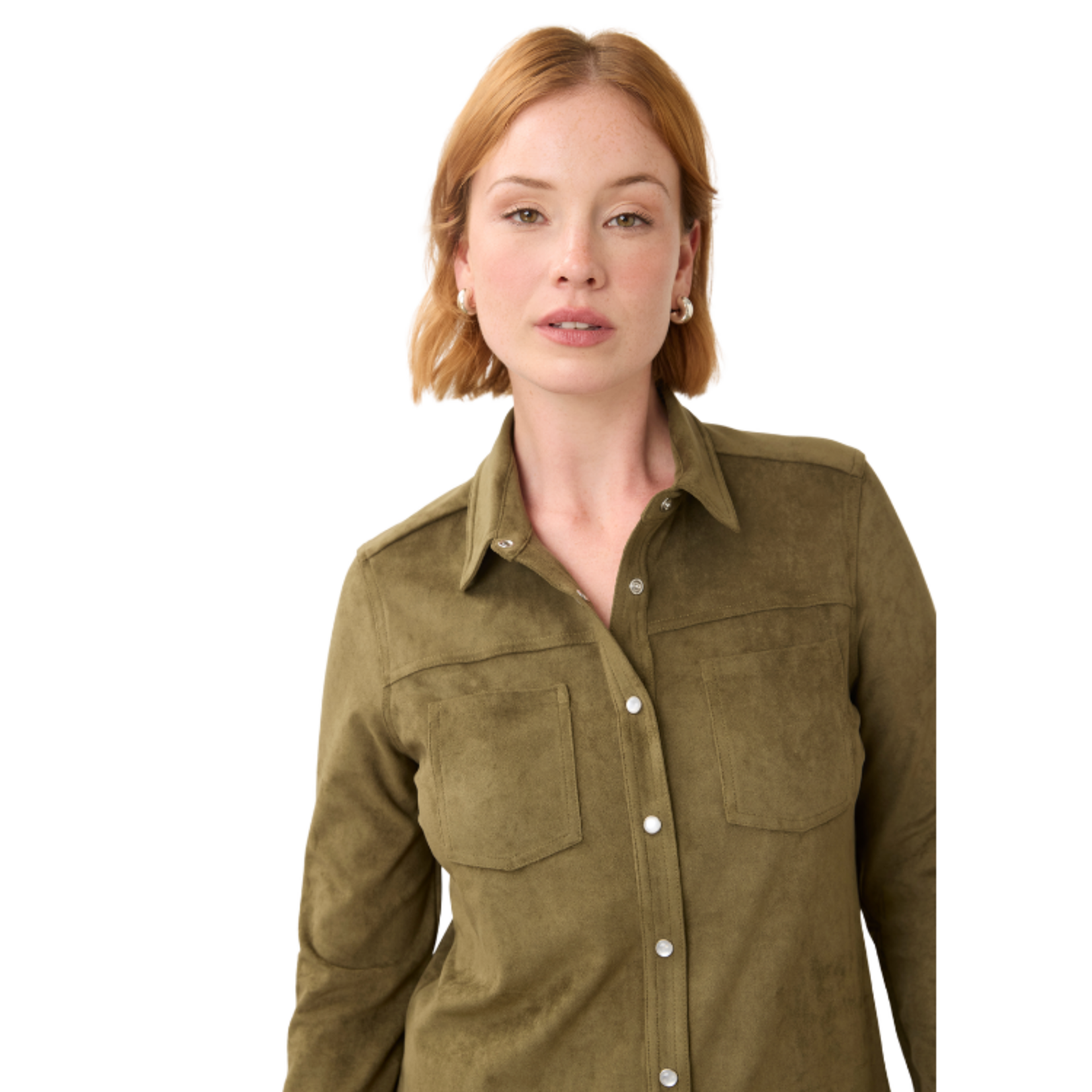 French Dressing French Dressing - Long Sleeve Suede Shirt