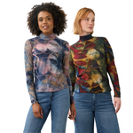 French Dressing Long-Sleeve Mock Neck Top