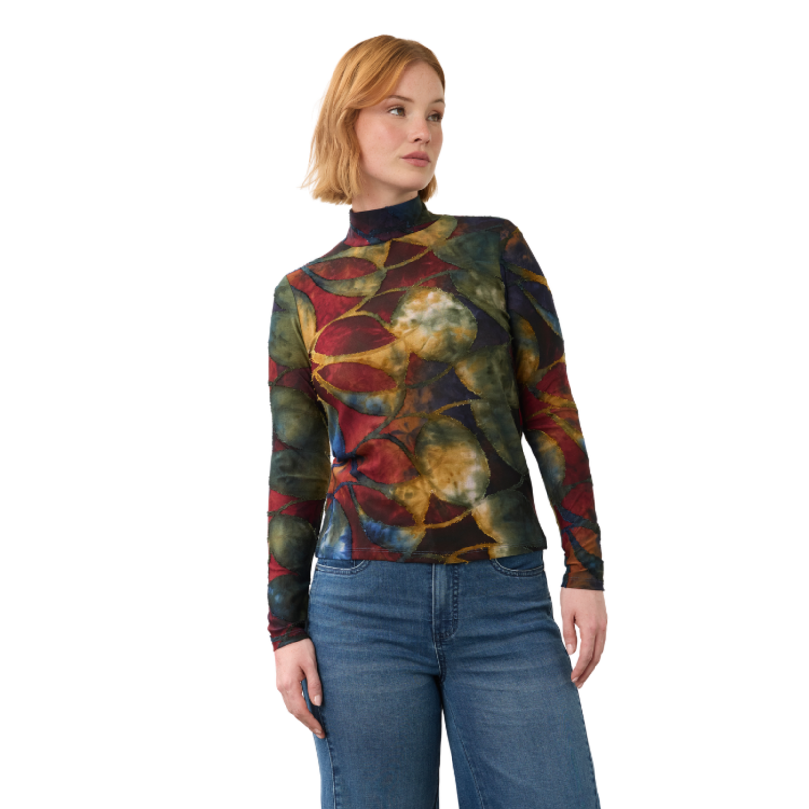 French Dressing French Dressing - Long-Sleeve Mock Neck Top
