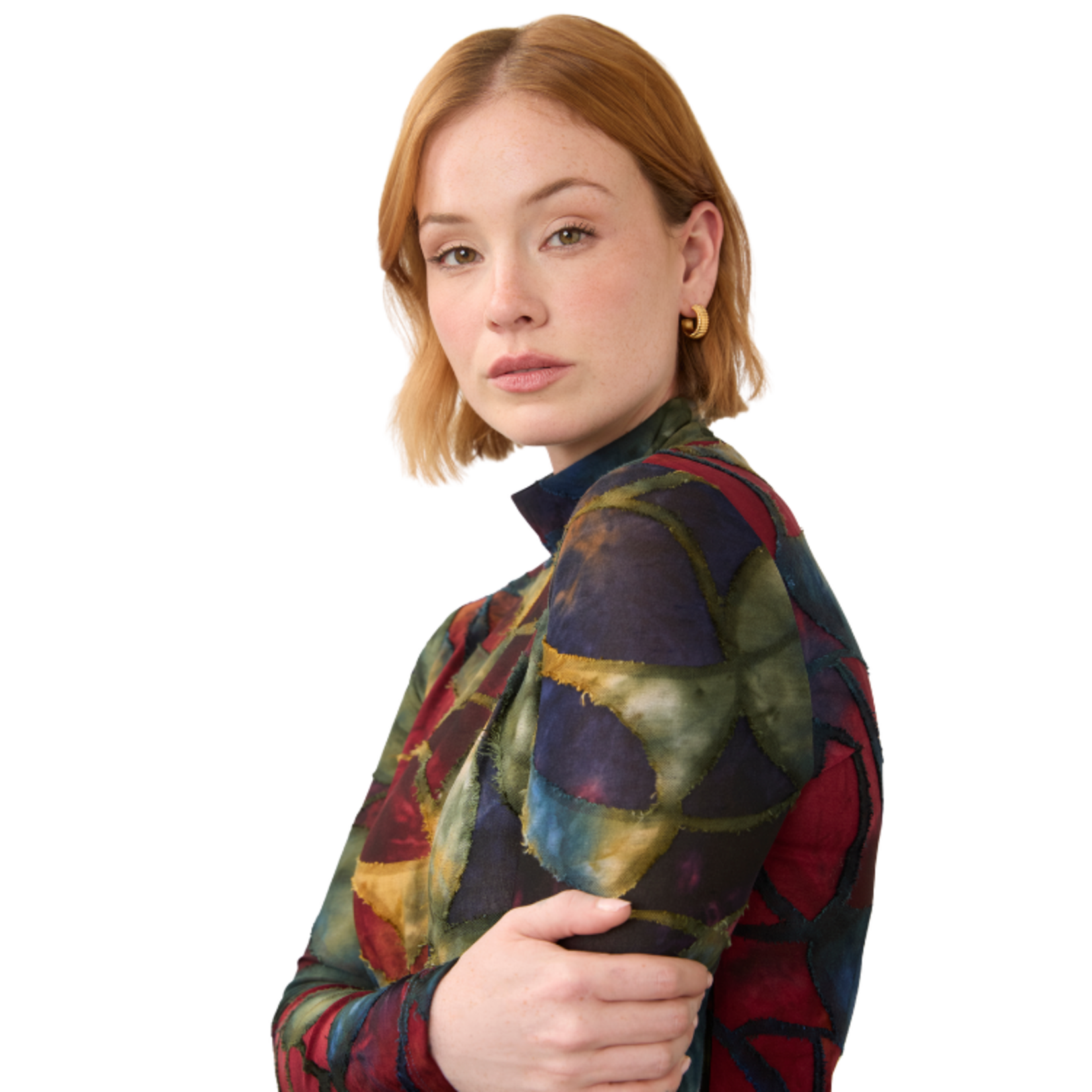 French Dressing French Dressing - Long-Sleeve Mock Neck Top