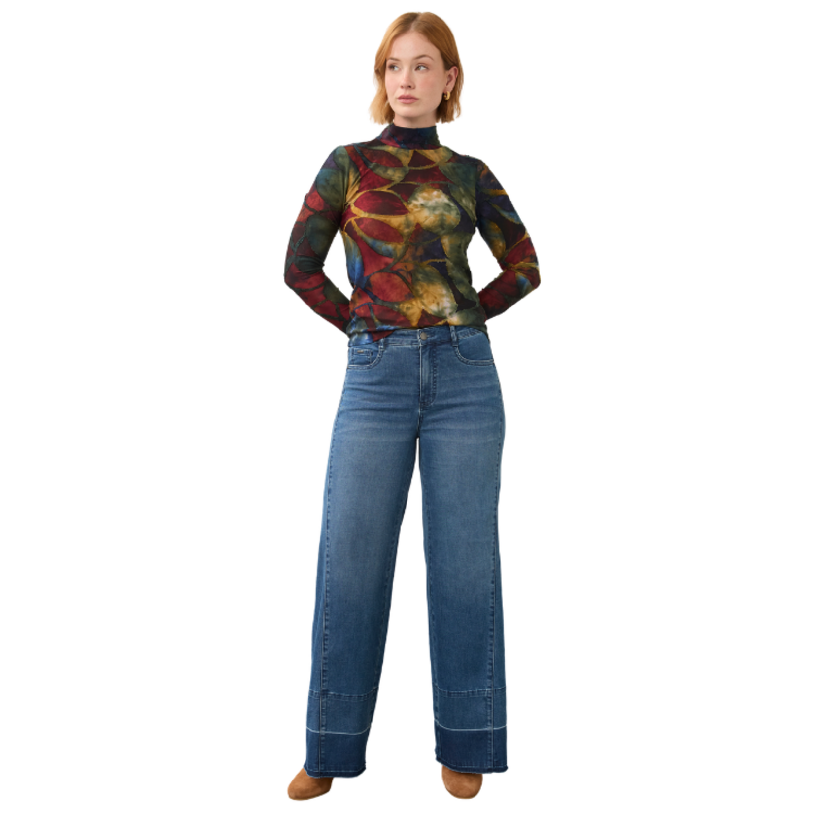 French Dressing French Dressing - Long-Sleeve Mock Neck Top