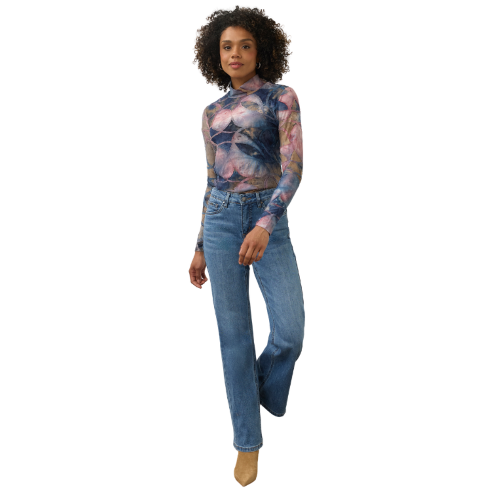French Dressing French Dressing - Long-Sleeve Mock Neck Top
