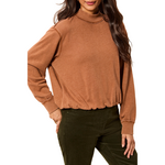 Tribal Garment Dye Bubble Sweatshirt w/ Rib