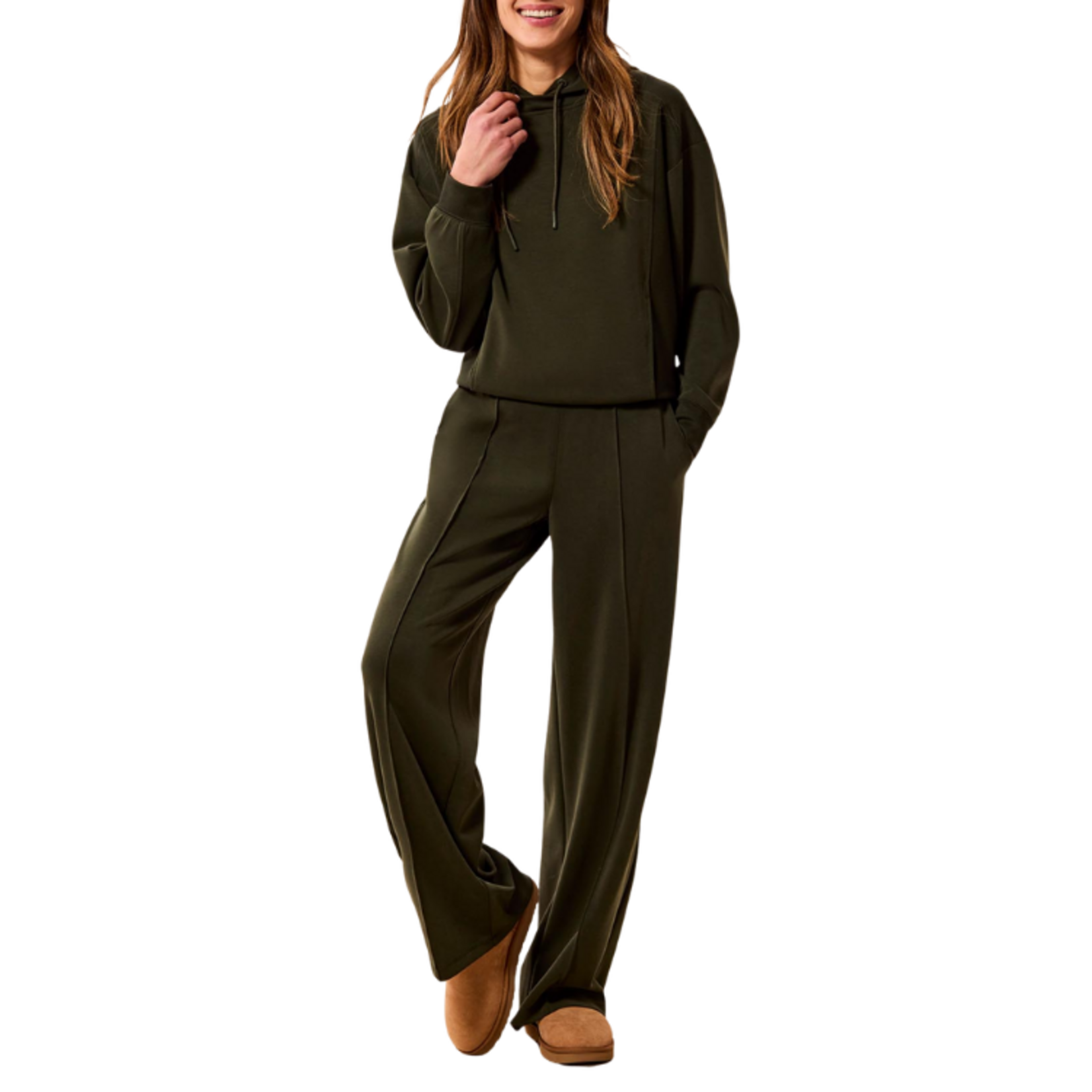 Tribal Tribal - Wide  Leg Pant w/ Pintucks & Back Pockets