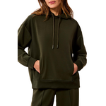 Tribal Combo Fabric Hoodie w/ Pockets