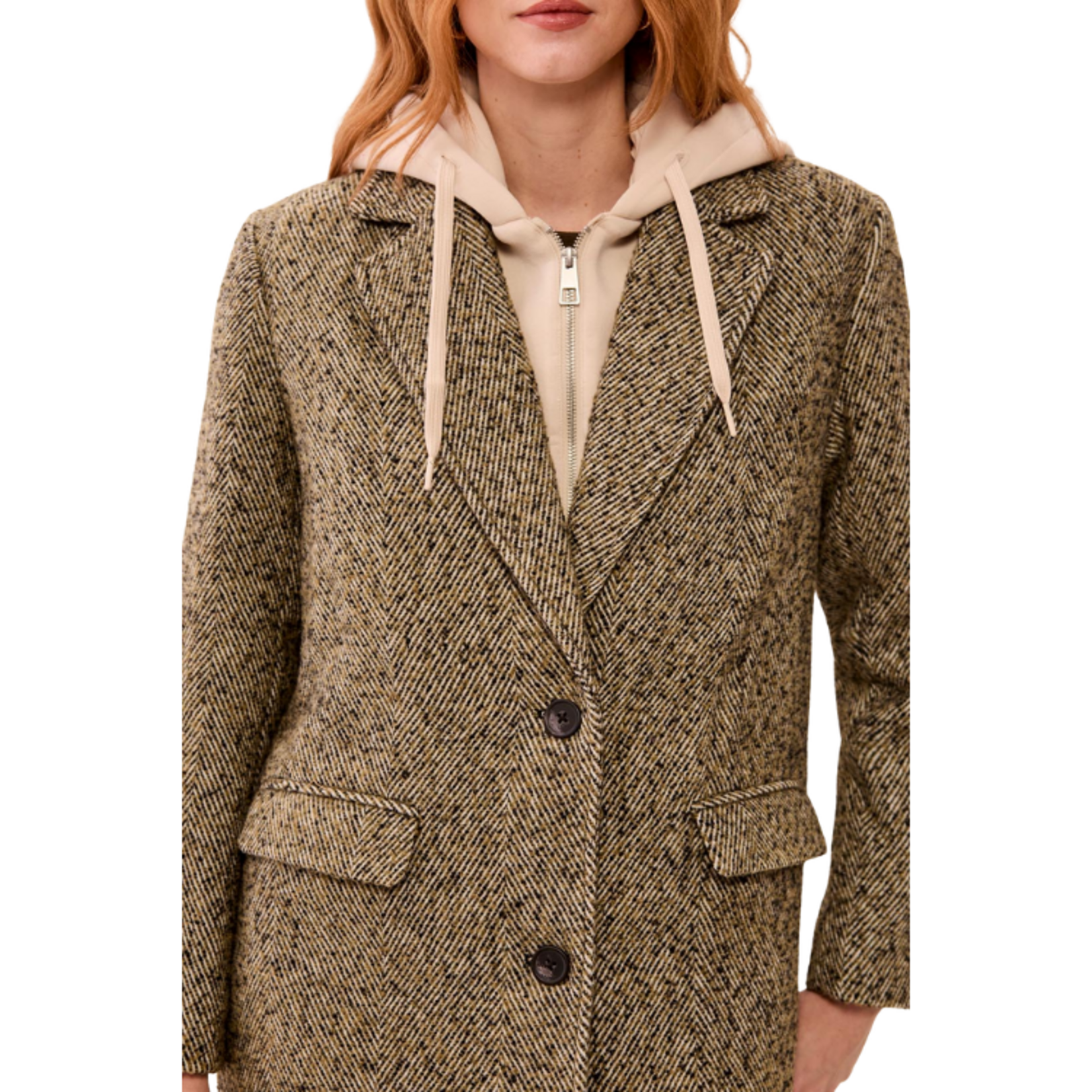 Tribal Tribal - Car Coat w/ Removable Hood Fooler