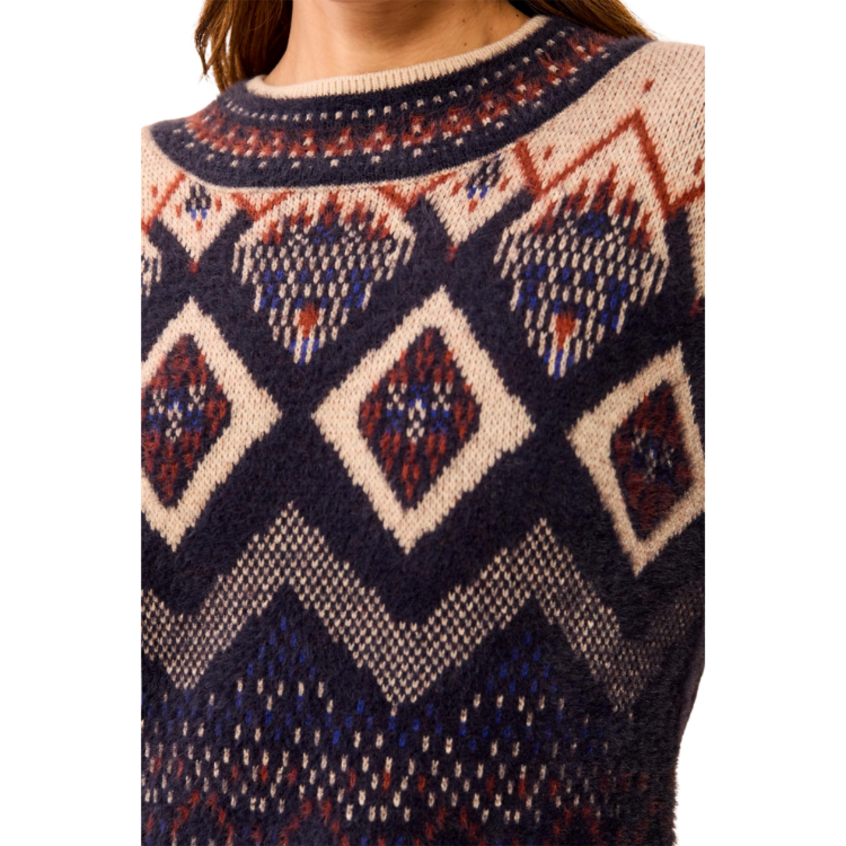 Tribal Tribal - Long Sleeve  Mock Neck Sweater