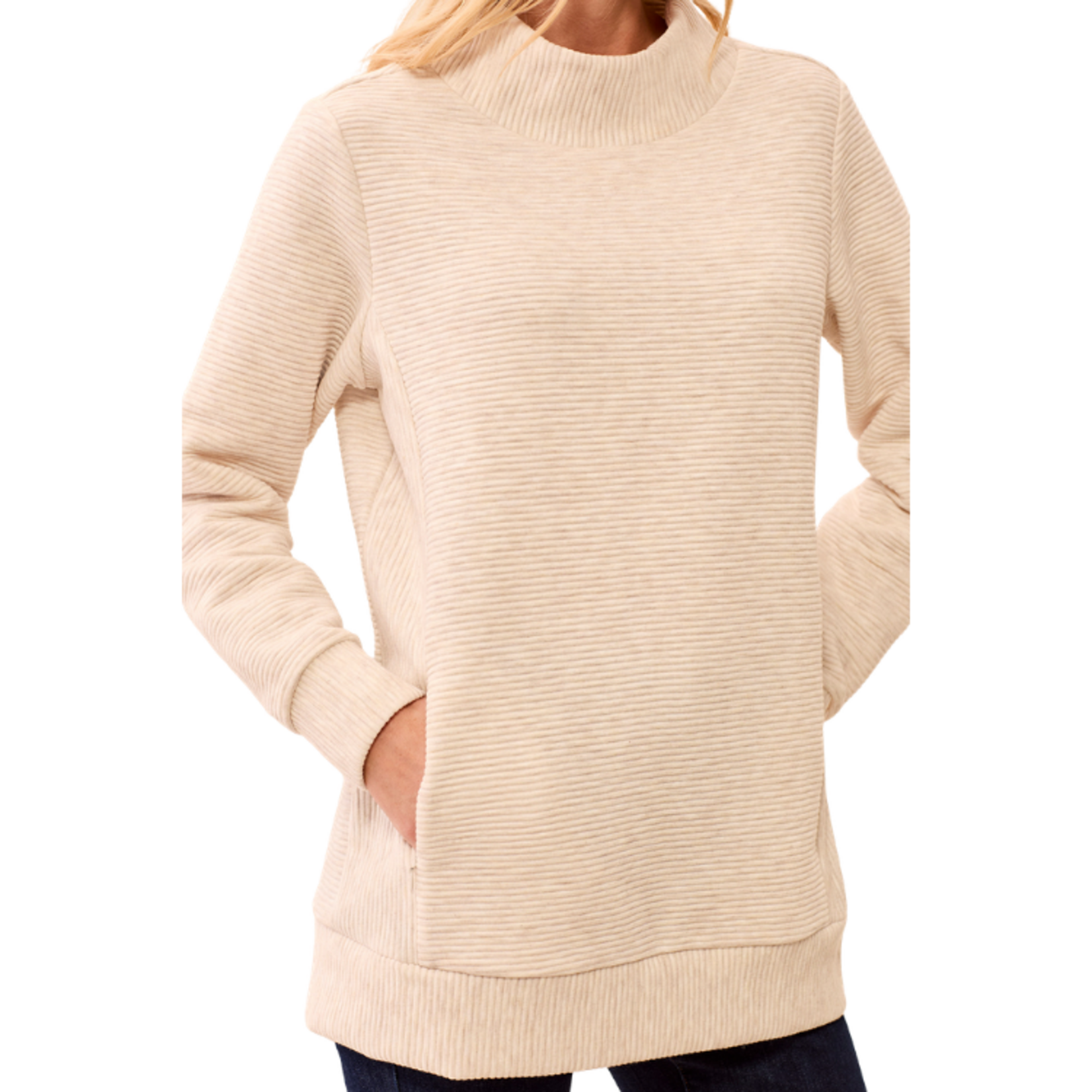 Tribal Tribal - Long-Sleeve Tunic w/ Invisible Pockets