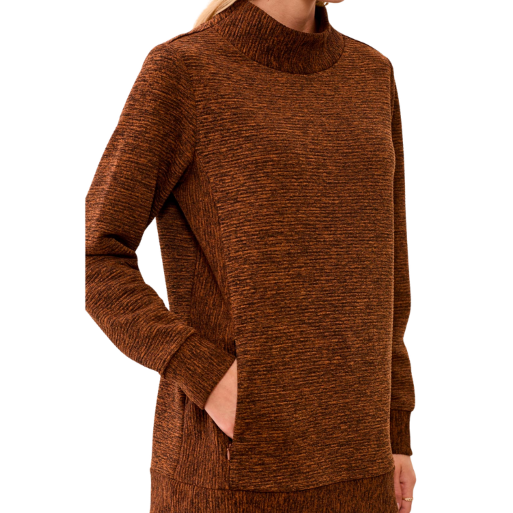 Tribal Tribal - Long-Sleeve Tunic w/ Invisible Pockets