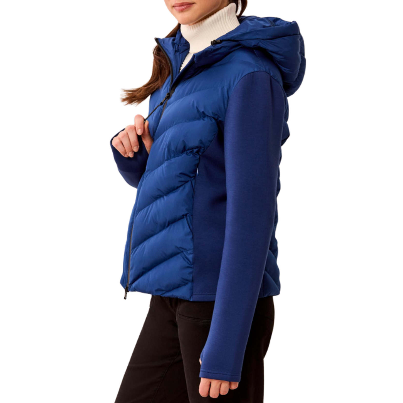 Tribal Tribal - Water Repellent Hybrid Puffer Jacket w/ Hood