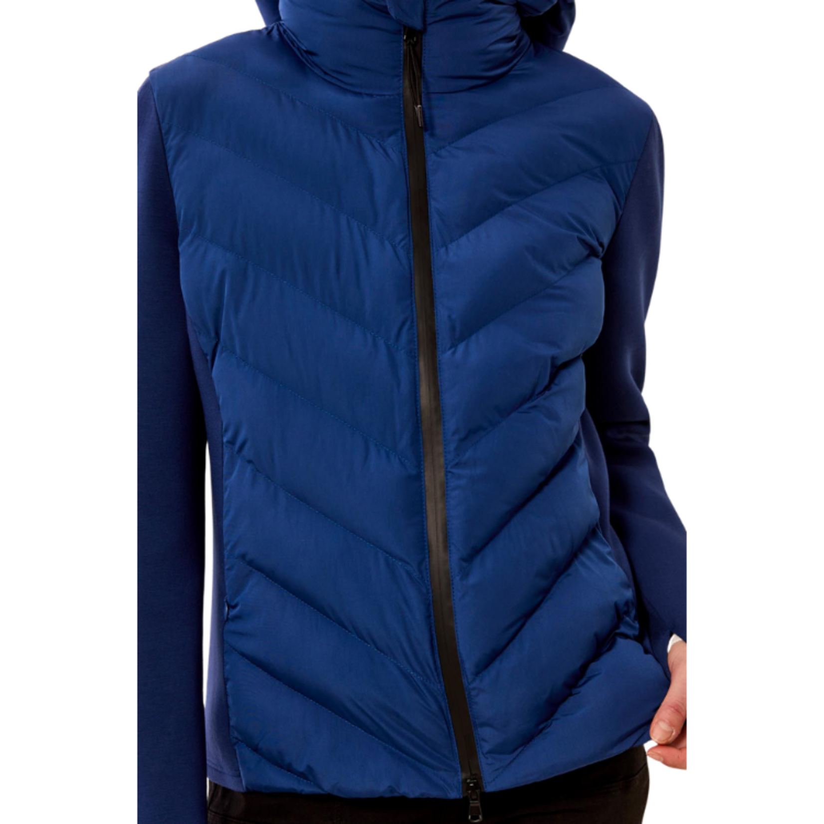 Tribal Tribal - Water Repellent Hybrid Puffer Jacket w/ Hood