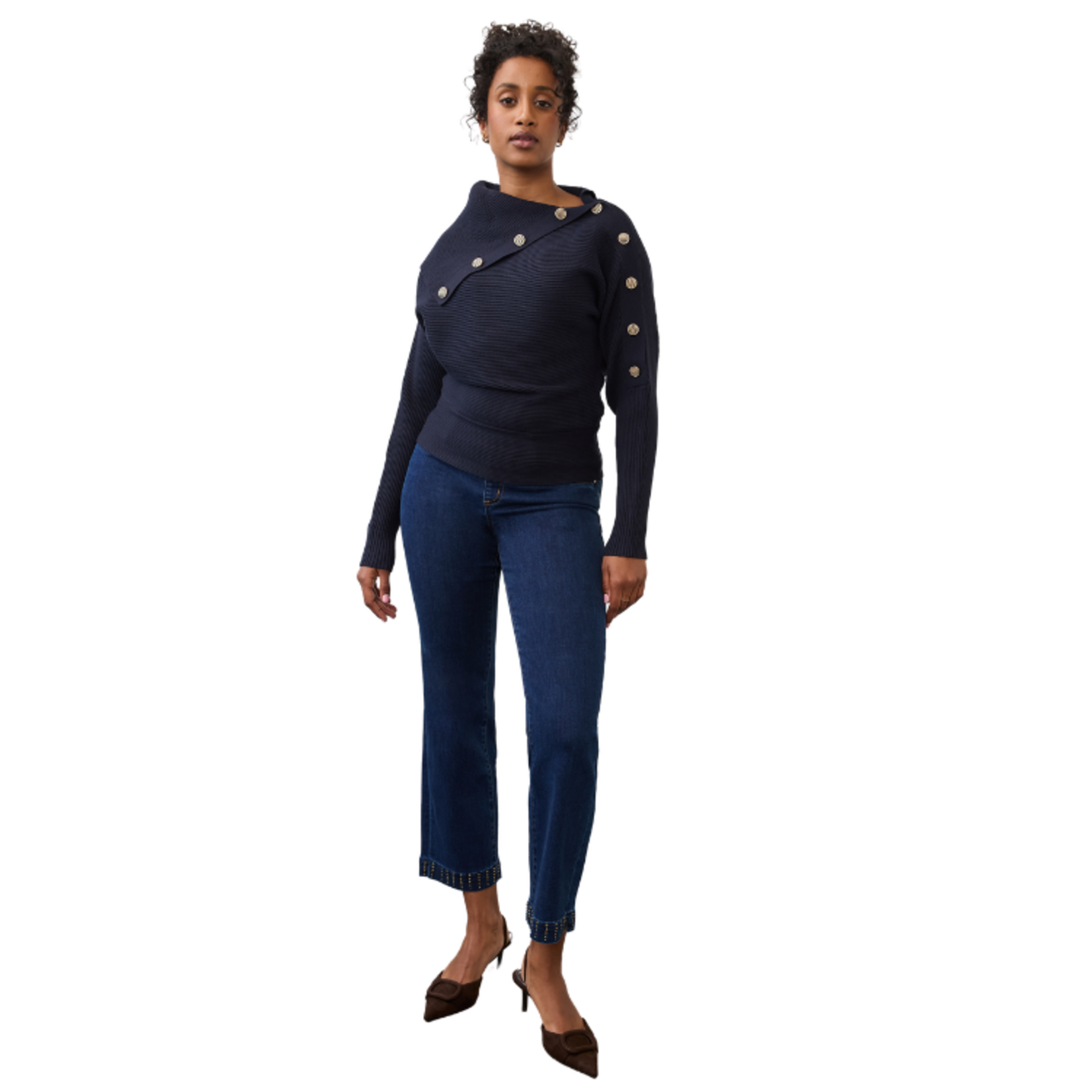 French Dressing French Dressing - Envelope Collar Sweater