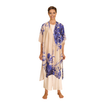 Beach Wrap Around China Blue Blooms