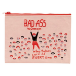 Blue Q Bad Ass Woman Zipper Pouch