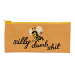 Blue Q Silly Dumb Sh*t Pencil Case