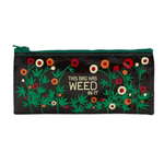 Blue Q This Bag Has Weed In It Pencil Case