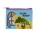 Blue Q Plant Money Coin Purse