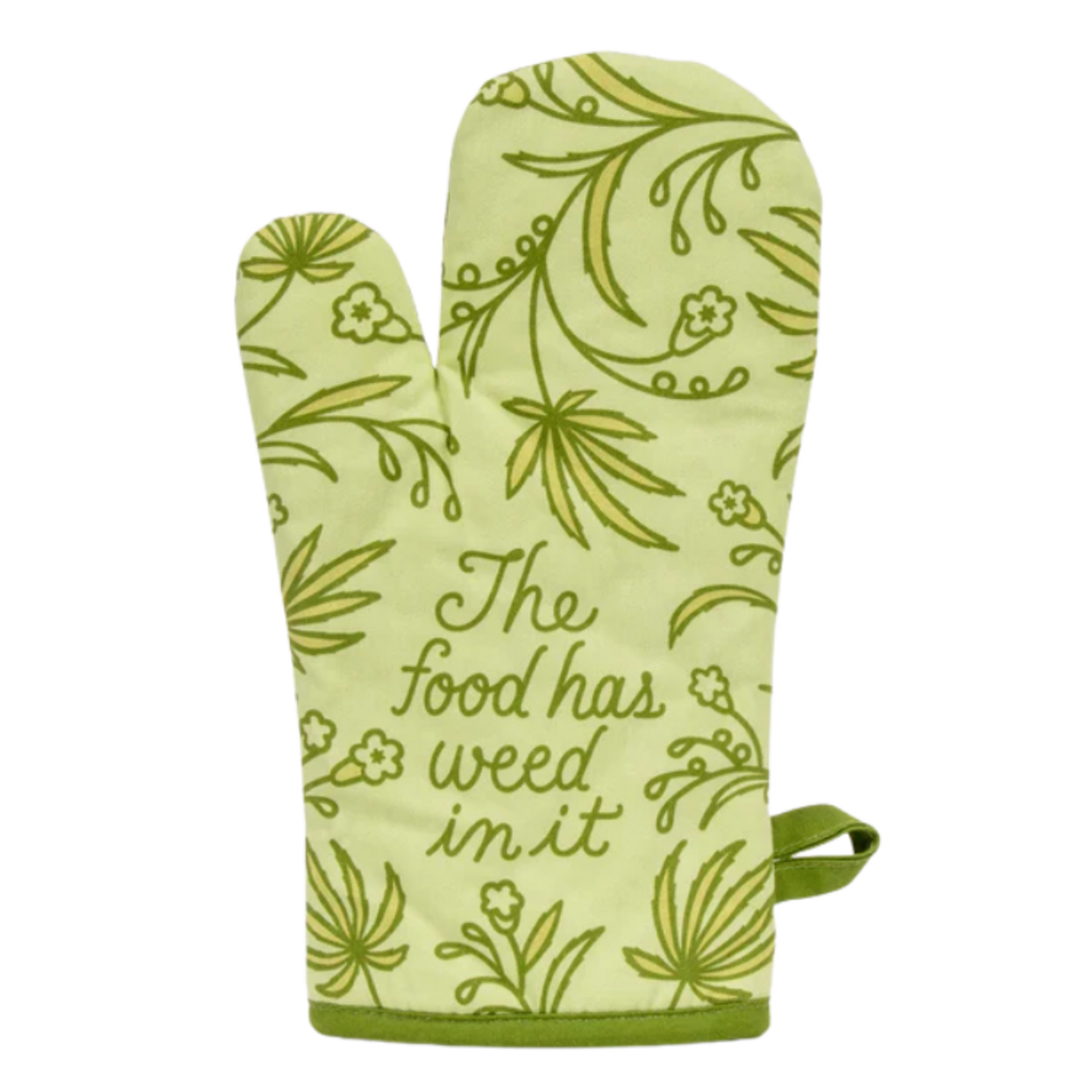 Blue Q Blue Q - The Food Has Weed In It Oven Mitt