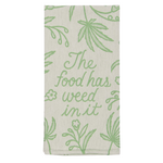Blue Q The Food Has Weed In It Dish Towel