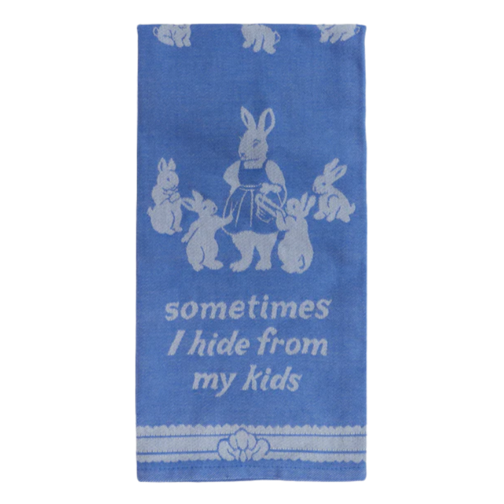 Blue Q Blue Q - Sometimes I Hide From My Kids Dish Towel