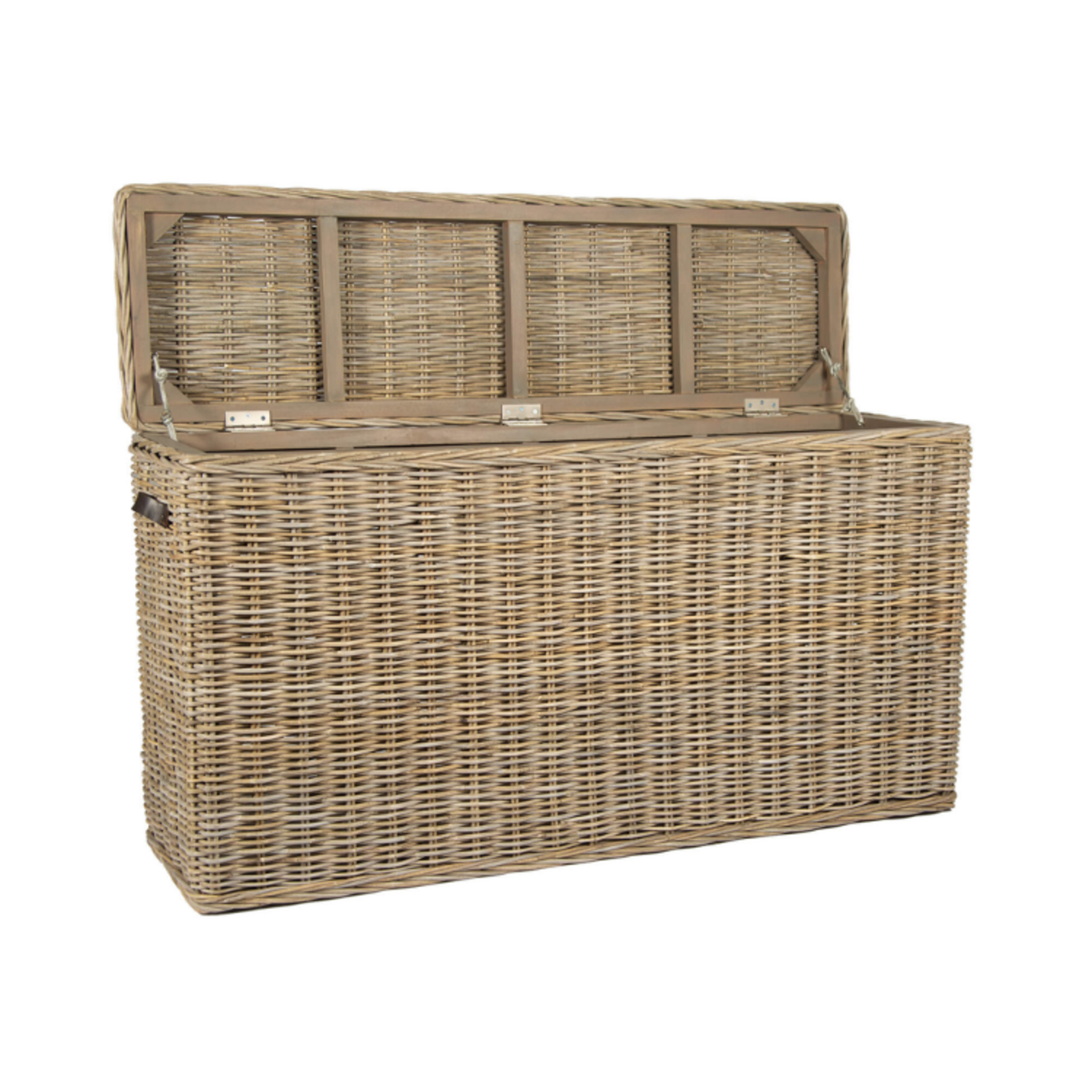 Bacon Basket Ware Tall Rectangular Console Table Kubu Rattan