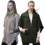 Aran Funnel Neck Jacket