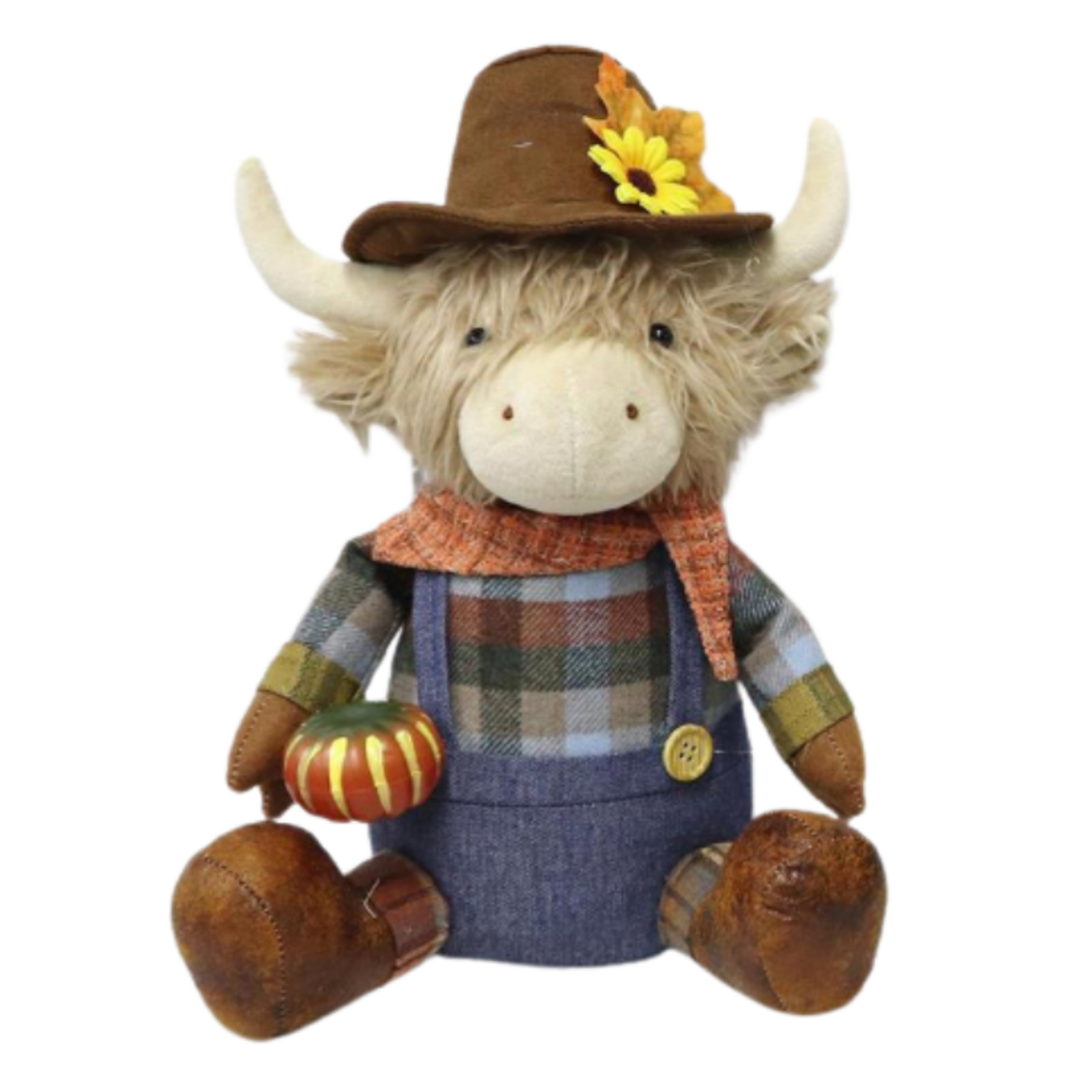 Harvest 11" Sitting Highland Cow