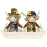 Harvest 6" Highland Cow Ornament - 2 styles