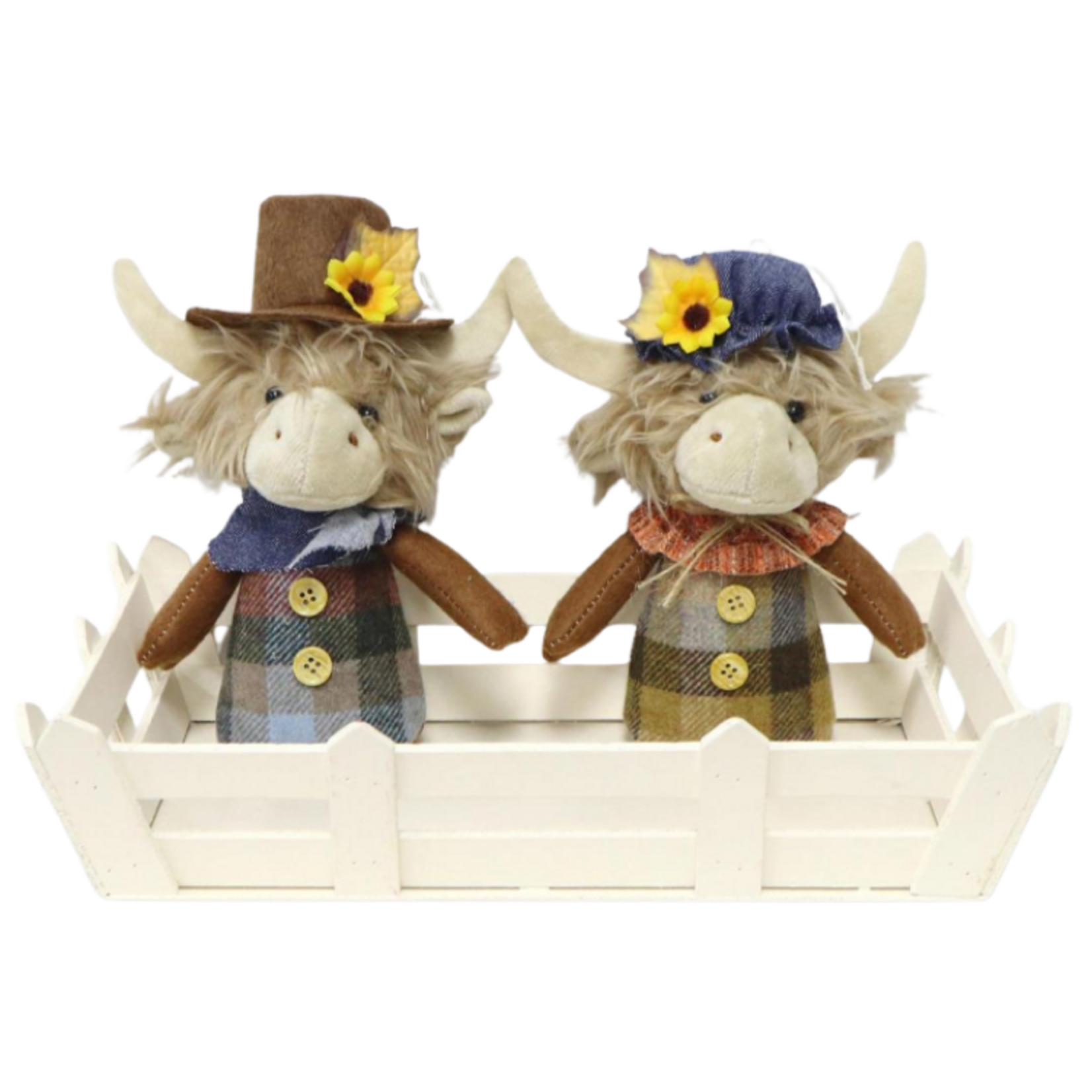 Harvest 6" Highland Cow Ornament - 2 styles