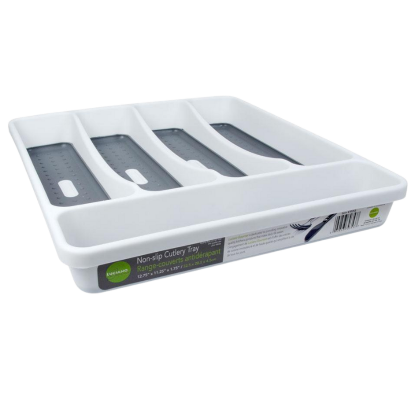 Non-slip Cutlery Tray 12.75' x 11.25" x 1.75"
