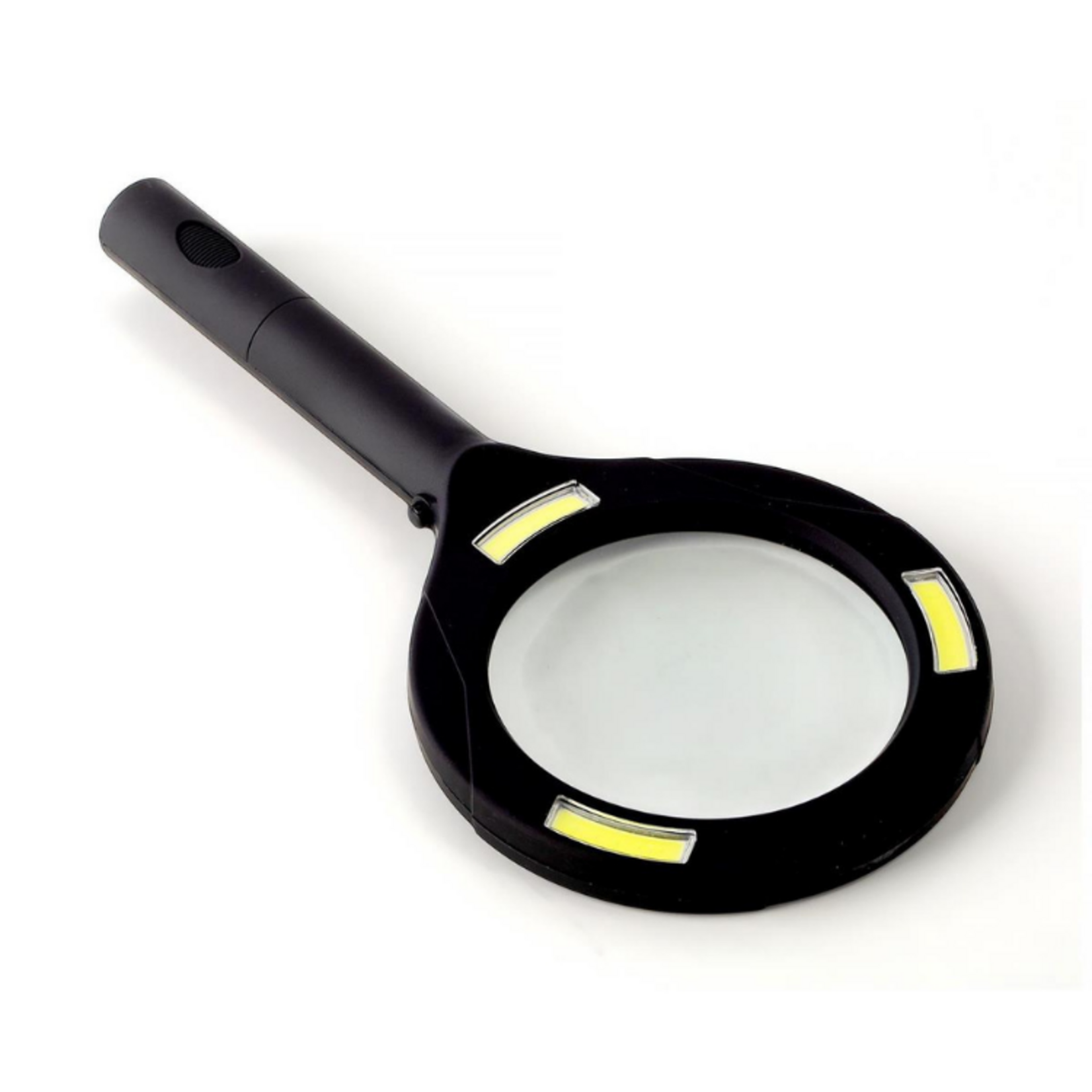 Focus Electronics COB Magnifying Glass w/Rubber Coated Handle
