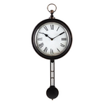 Bertha 10" Pendulum Wall Clock